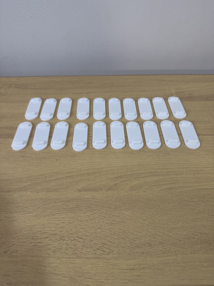 Pegboard Panel Connector Bridge Set (20 pack) - Skadis Compatible Organizer Clip