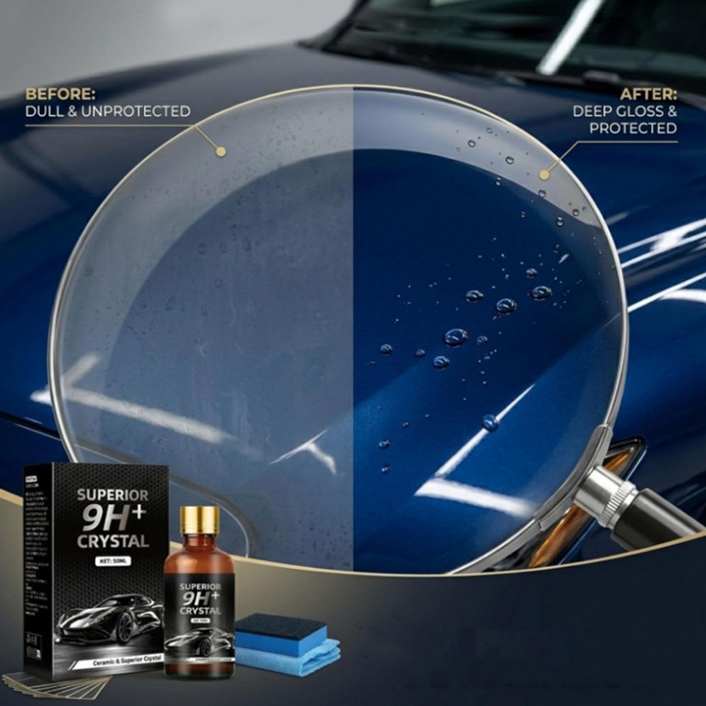 50ML Ceramic Car Coating Kit - PTZ Crystal Serum, Advanced Ceramic Coating