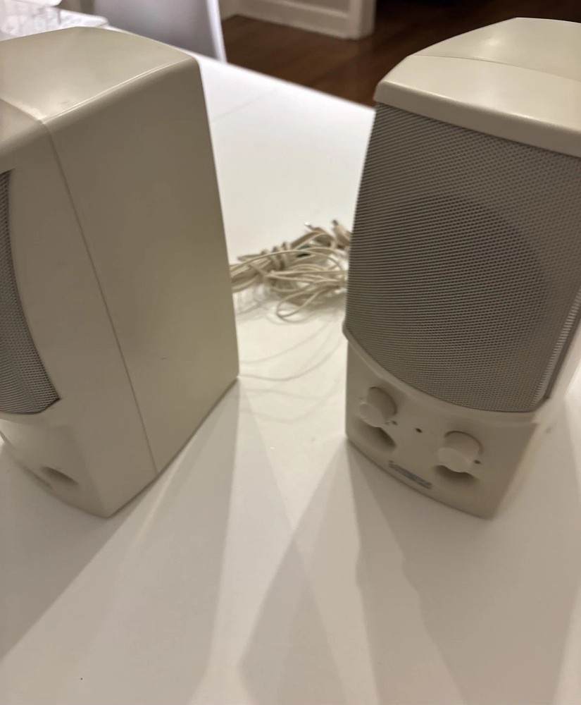Cambridge SoundWorks SBS52 Multimedia Computer Speaker System Desktop PC Working