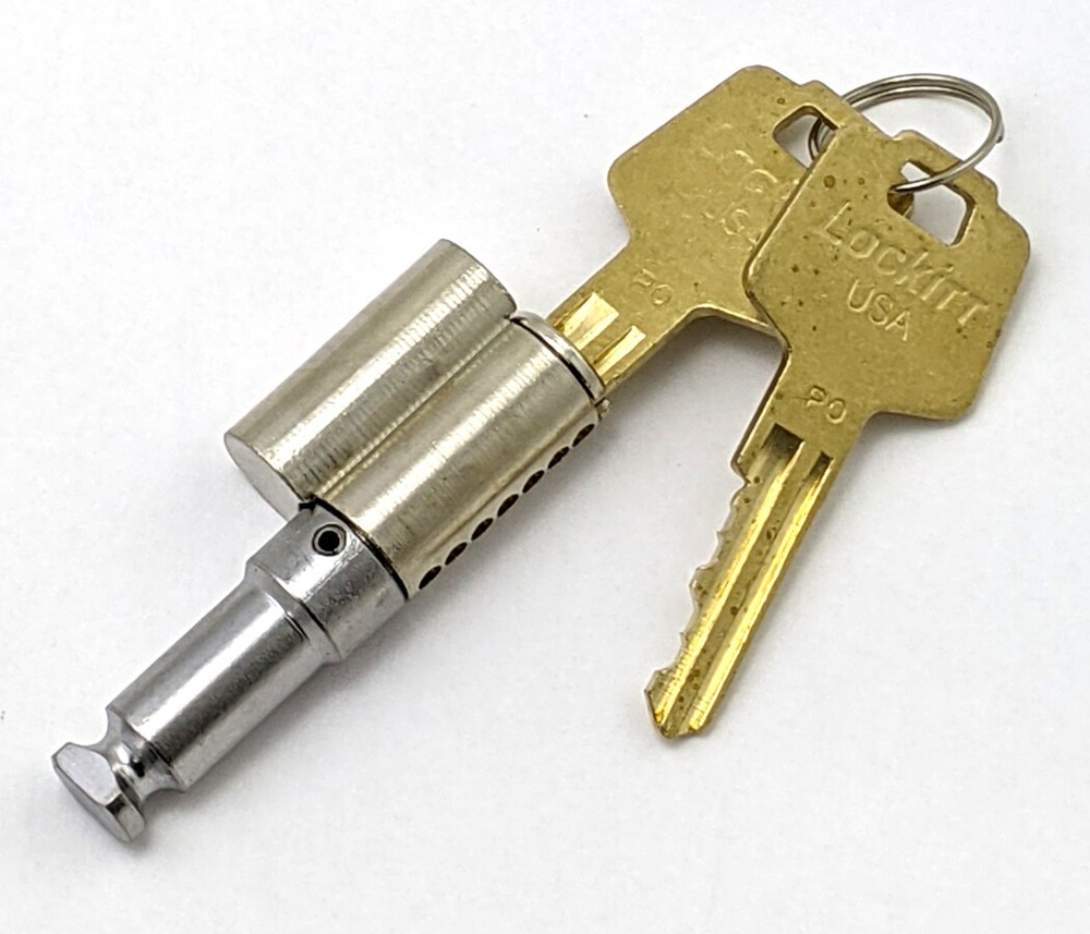Puck Lock Cylinder Complete Combinated Core and Shackle with 2 keys
