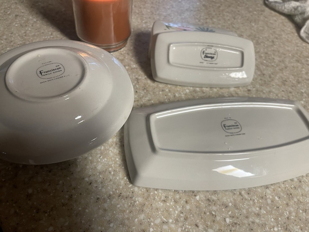 Antique Franciscan Serving Dishes