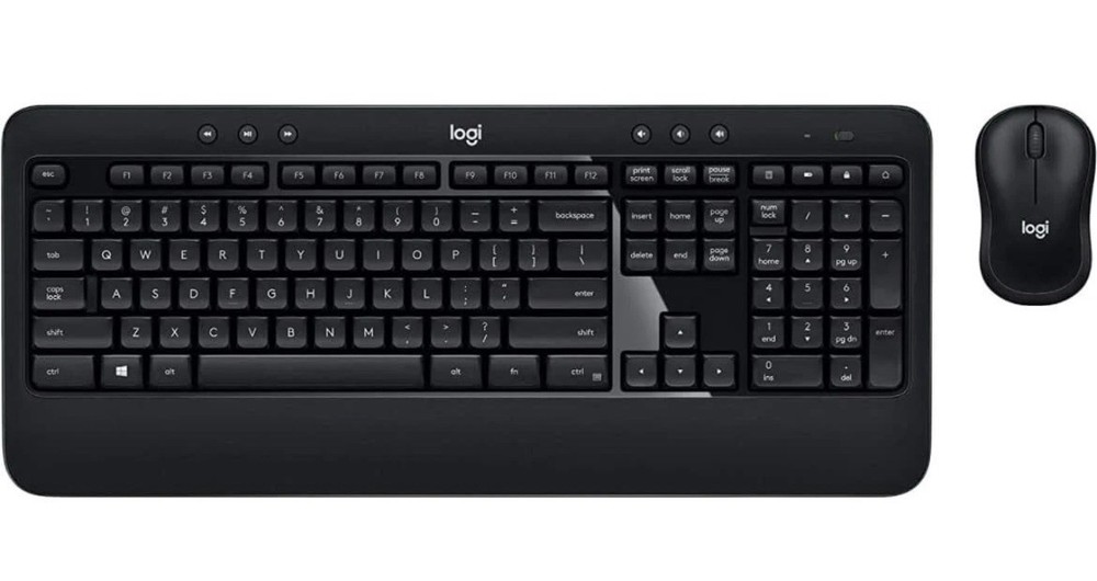 Logitech Advanced Complete Wireless Keyboard and Mouse Combo 2 Full Size MK540