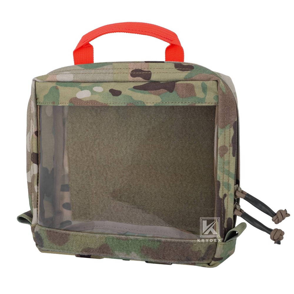 Krydex Clear Top Insert Large for D3 Tactical Backpack Hook & Loop Medic Pouch