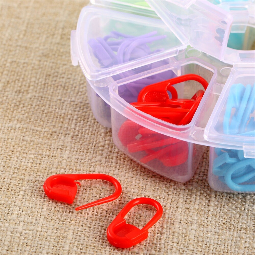 120pcs/104pcs Knitting Tools Crochet Needles Hooks Accessories Plastic with Case