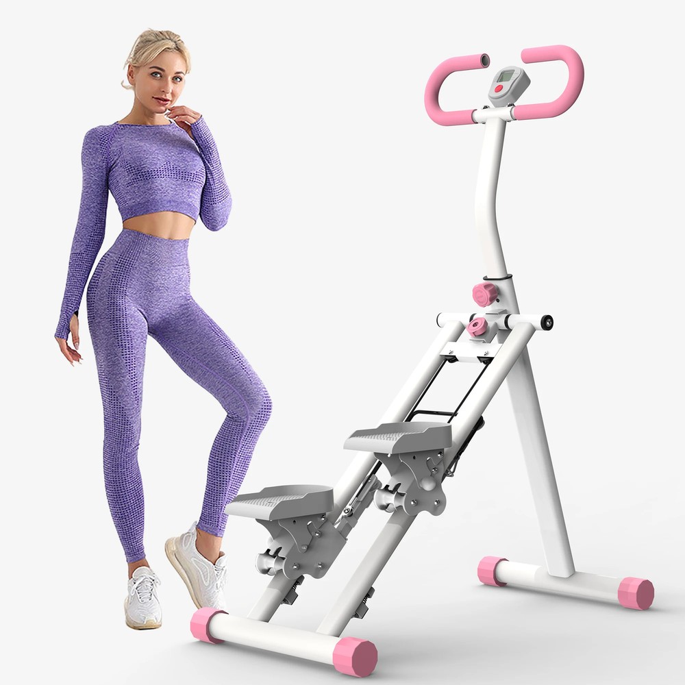 330lbs Stair Stepper Climber Machine with Handlebar -Vertical Climber Workout