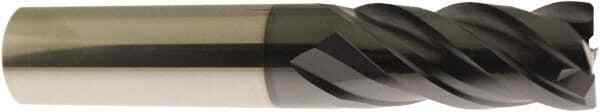 Accupro 3/4" Diam 4 Flute Single End Solid Carbide 0.06" Corner Radius End Mi...