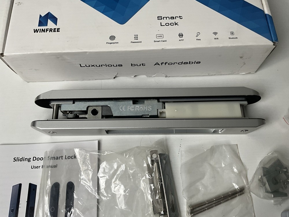 WINFREE Smart Lock for Sliding Doors Tuya App Control (Open Box)