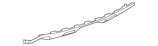 Genuine GM Rear Bumper Valance Panel 42489955