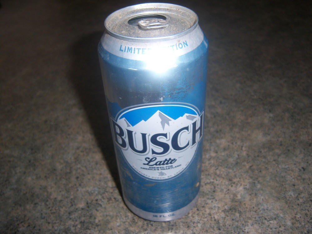 Busch Light 16 oz Latte Beer Can