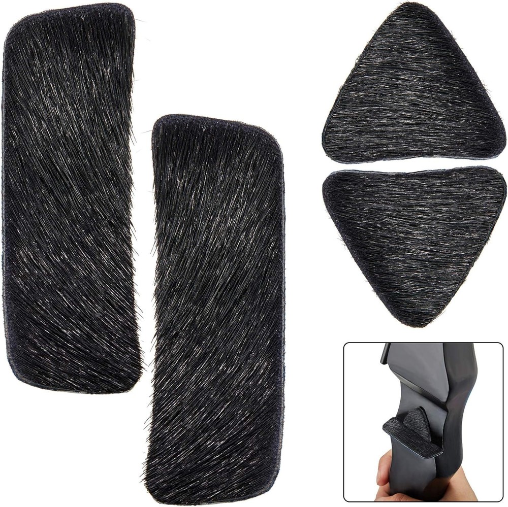 Customizable Archery Arrow Rest Set with Rectangle and Triangle Pads