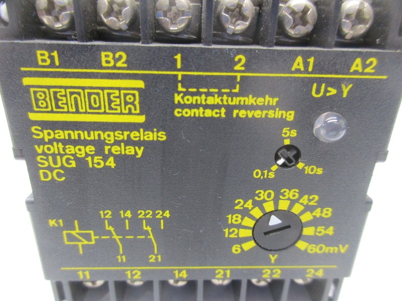 BENDER SUG154 VOLTAGE RELAY NSNP