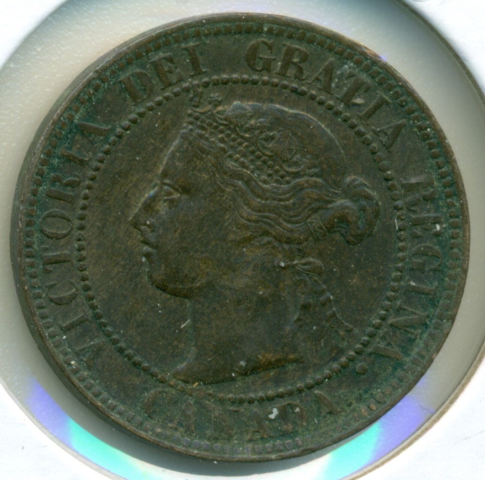 1895 CANADA LARGE CENT, EXTRA FINE, GREAT PRICE!