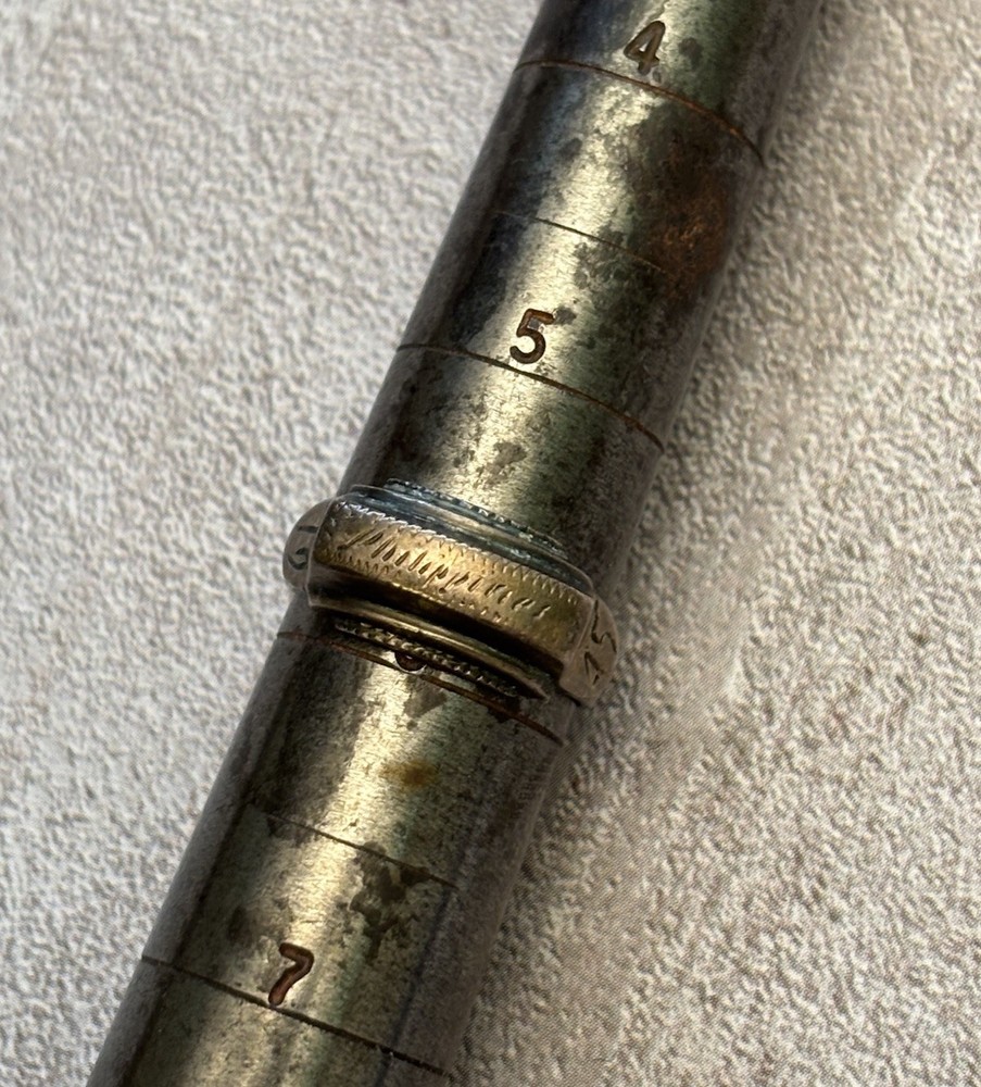 ORIGINAL WWII Philippines 1945 Engraved Ring