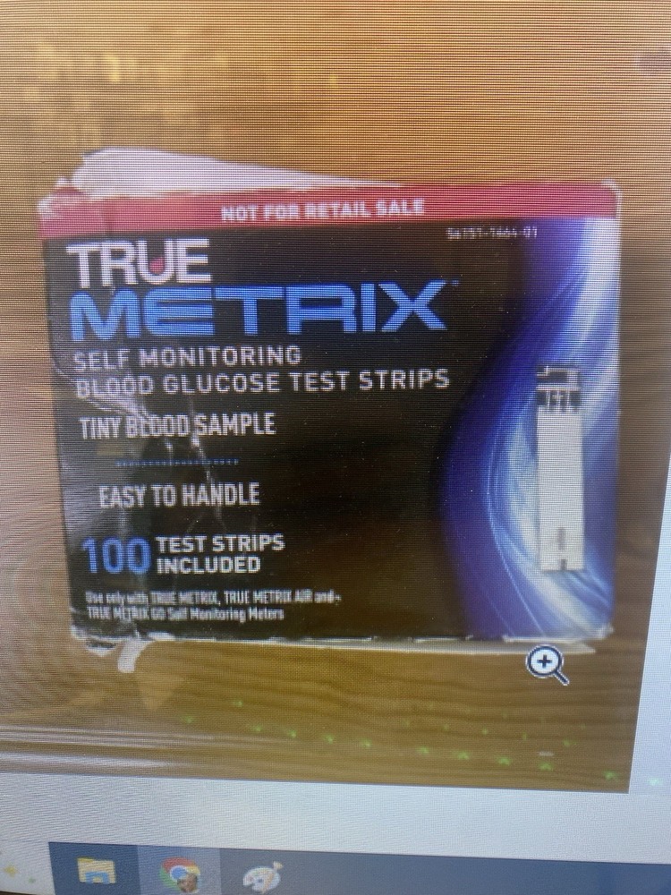 TRUE METRIX Blood Glucose Test Strips 100ct - Exp 10/2025
