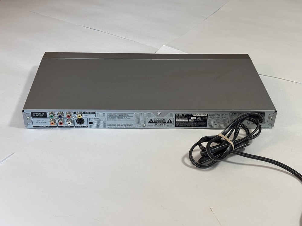Sony CD/DVD Player DVP-NS575P Progressive Scan Player w/Remote