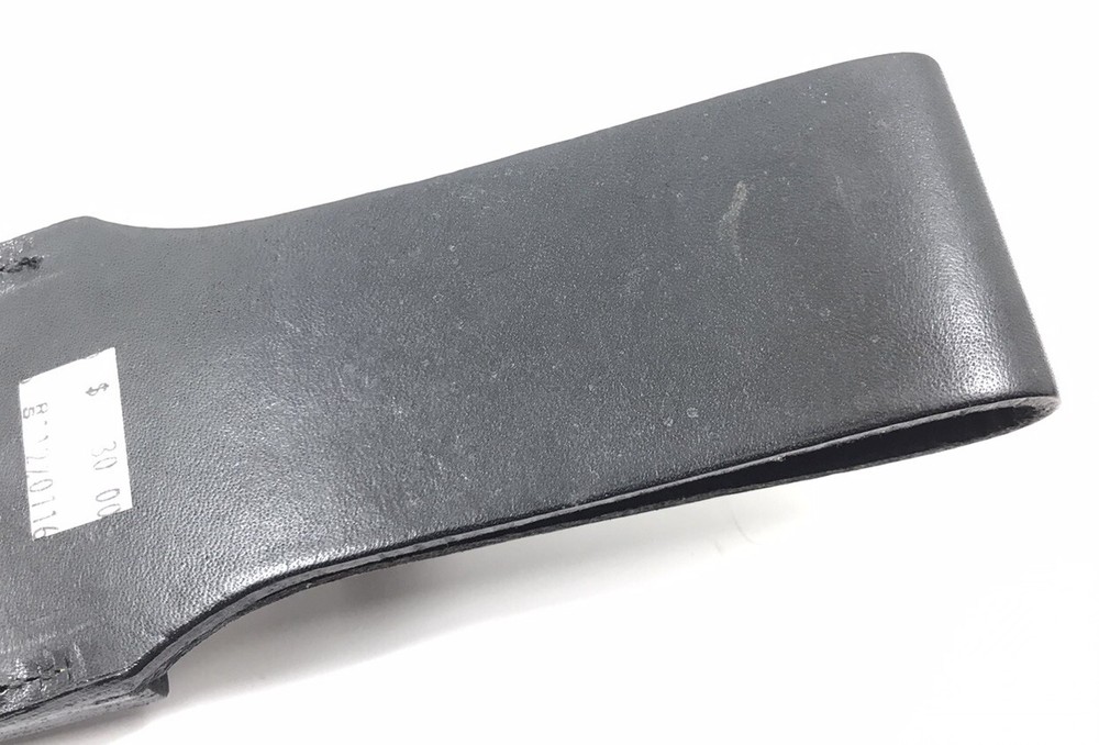 Black Leather Fixed Blade Knife Sheath With Snap For 7” Blade