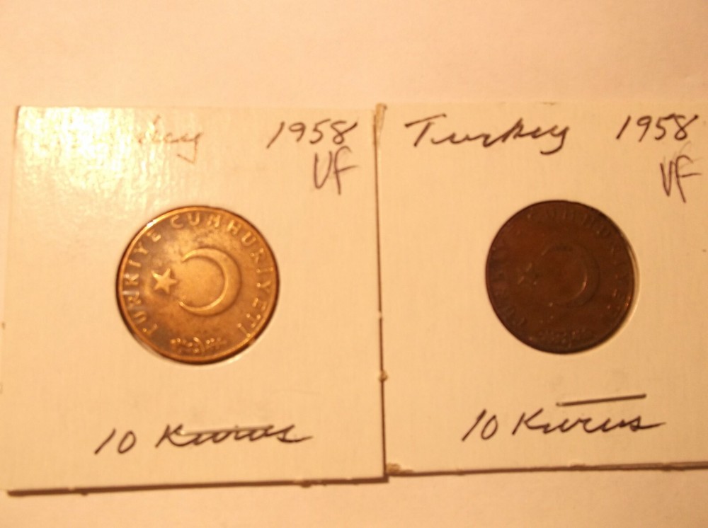 Turkey Coins 1940-1973