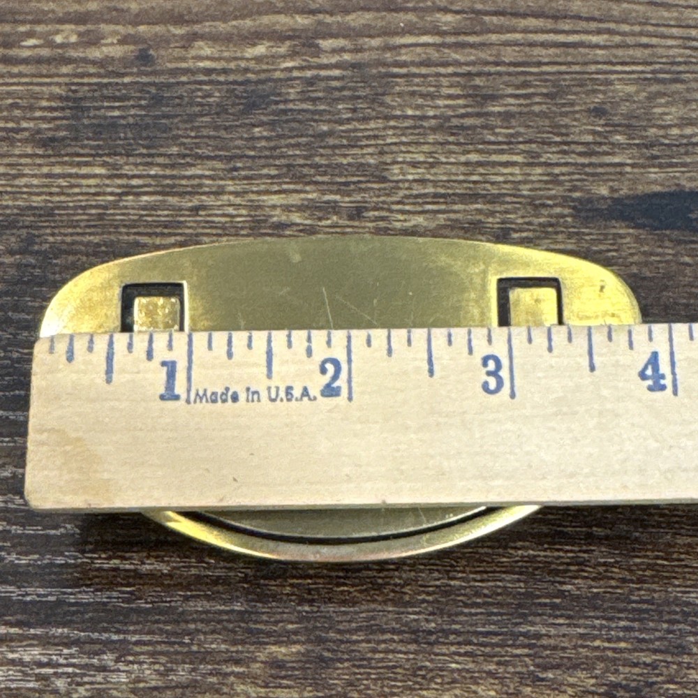 Drexel Passage Drawer Pull Handle Campaign Brass KBC N-16827 Replacement MCM