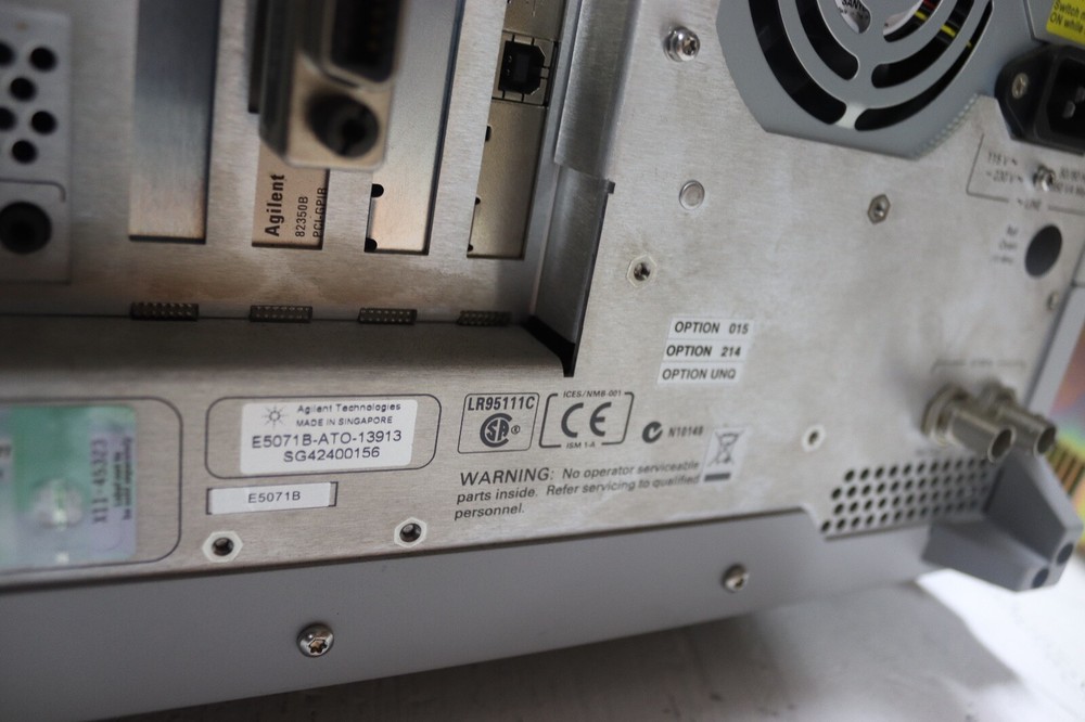 Agilent E5071B ENA Network Analyzer 015,214,UNQ