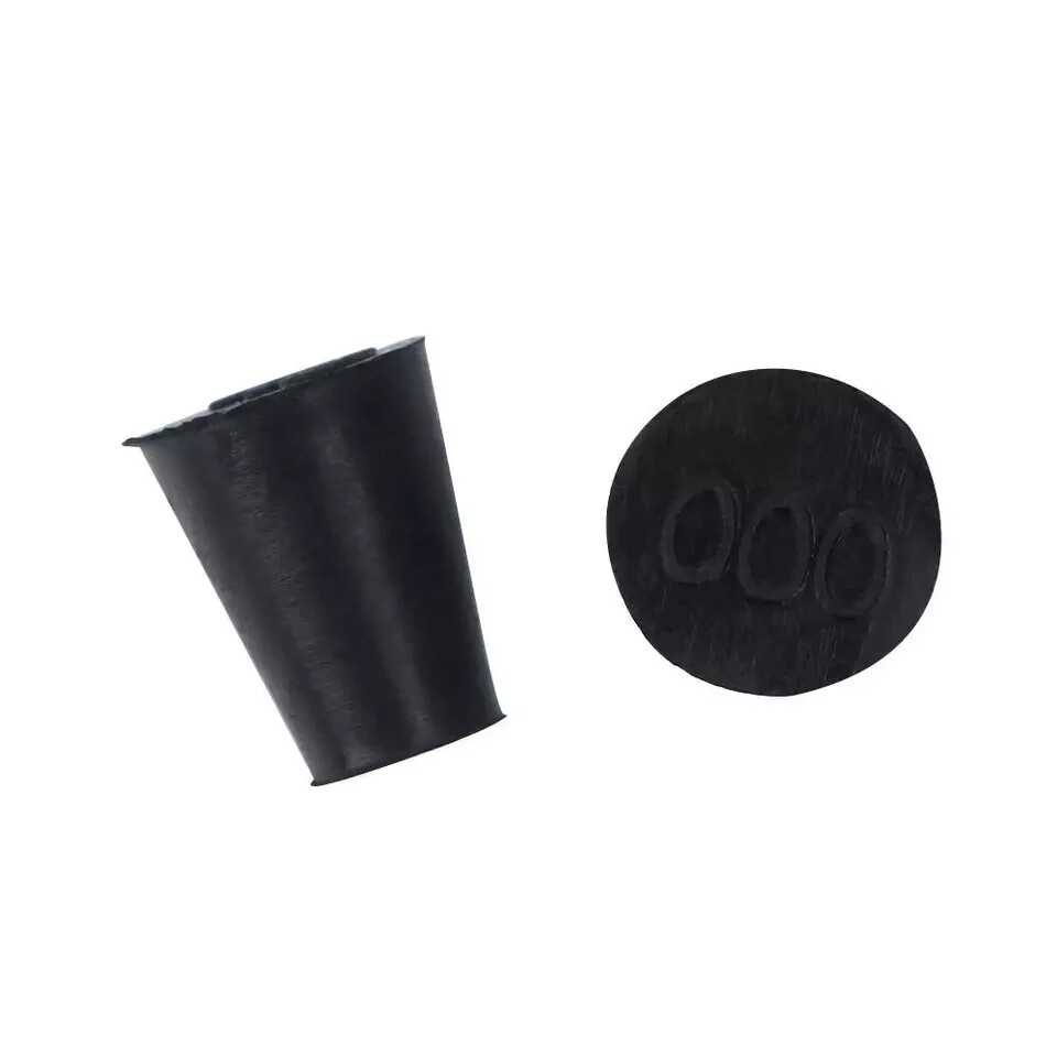 40 Pieces (Same Size) Very Small Solid Rubber Stoppers - Size #000-13mm...