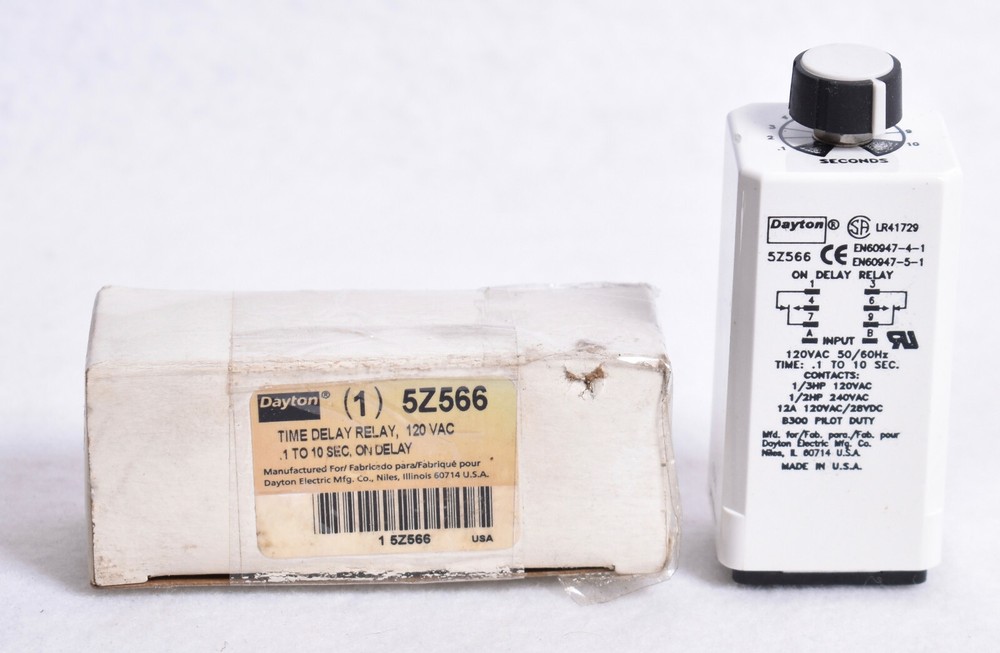 Dayton Time Delay Relay 5Z566