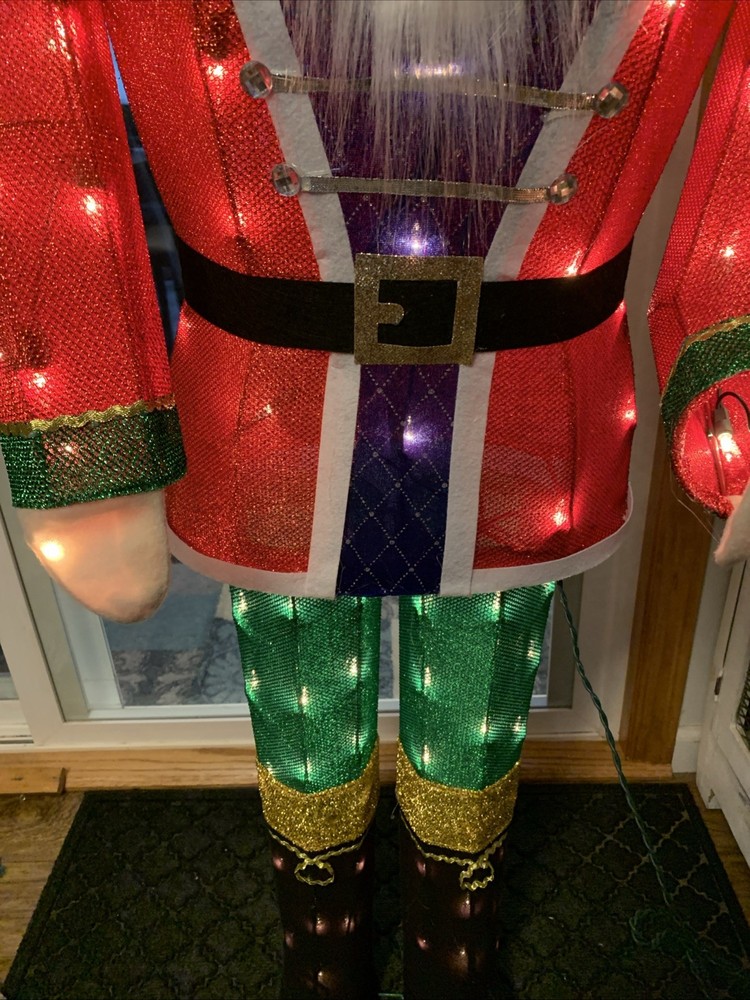 5’ Nutcracker King LED light Up. Red/Gold