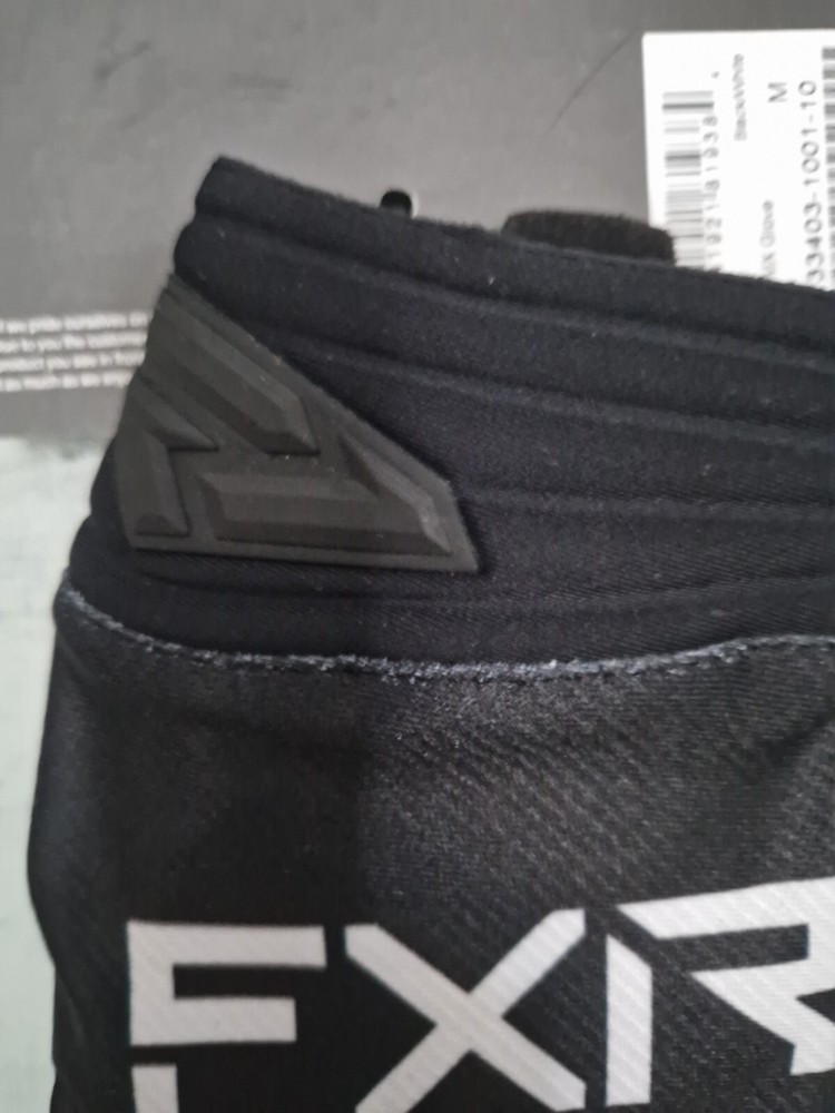 FXR Prime MX Glove Black/White Size Medium