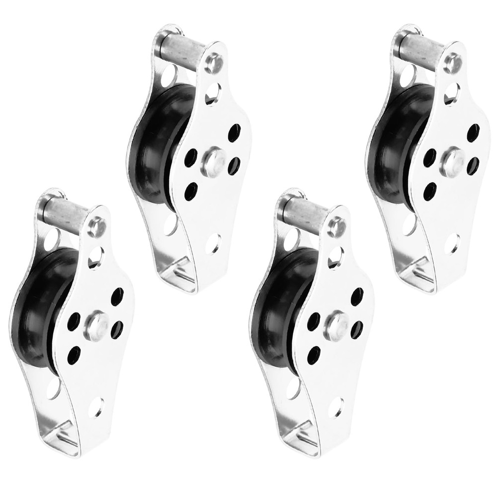 Wire Durable Pulley Single Stainless Loading Smooth Pulley Block Steel Stainl...