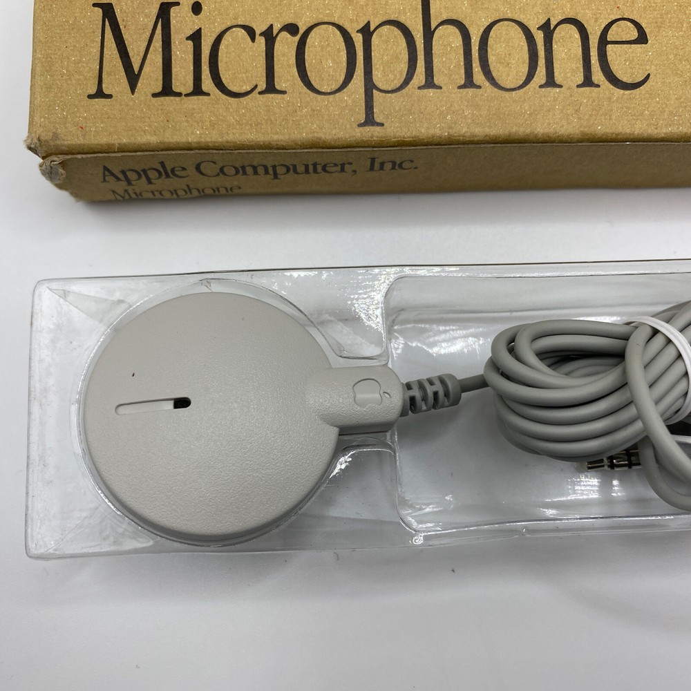 VINTAGE Apple Computer Microphone 699-5103-A Original Packaging EUC
