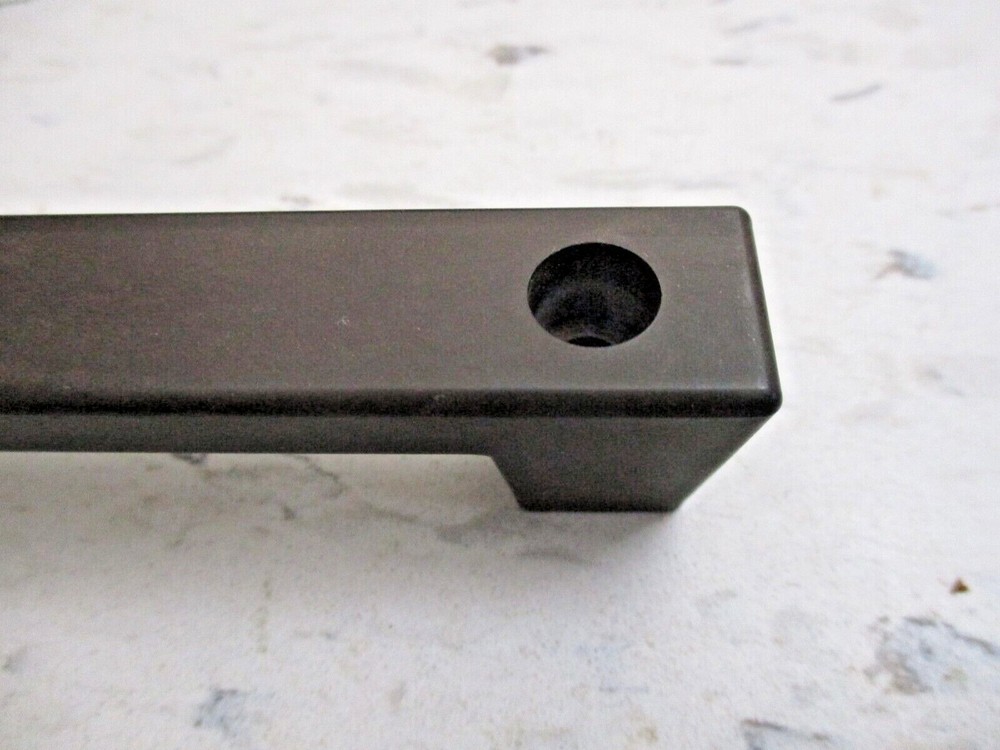 Brown Bakelite 1940s Drawer Pull Handle Dark Brown 3-3/4" Centers MCM Vintage