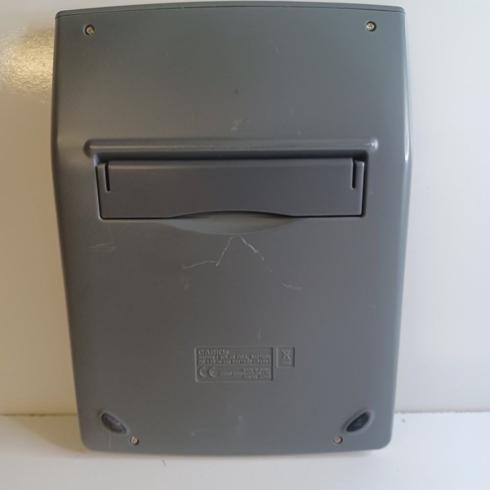 Casio DM-1200TEV Two Way Power Solar Calculator 12 Digit Large Button Display