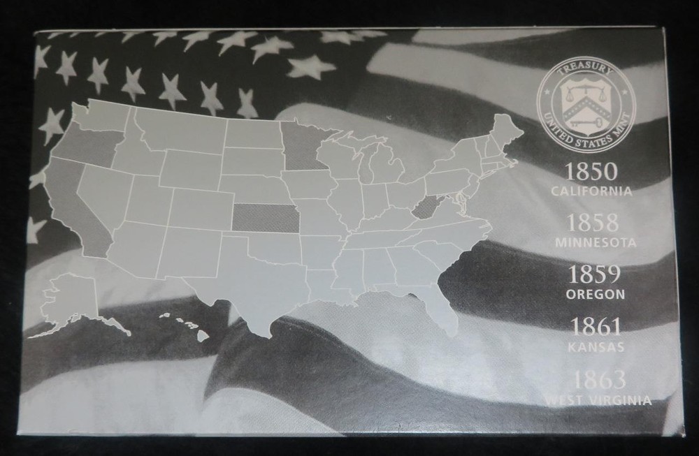 2005 50 State Quarters Silver Proof Set * 5 Silver Proof Quarters * Box & COA