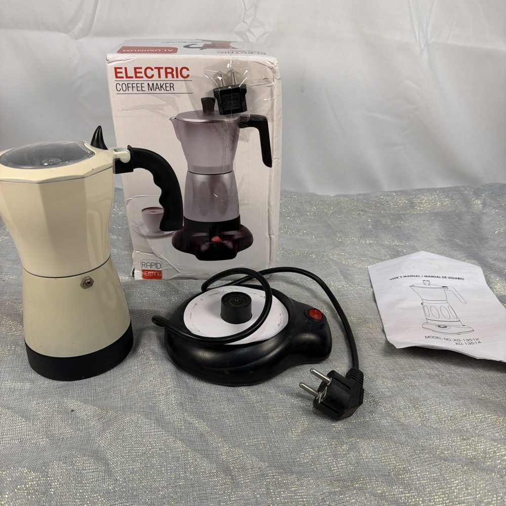 Electric Coffee Maker Rapid Heating Aluminum
