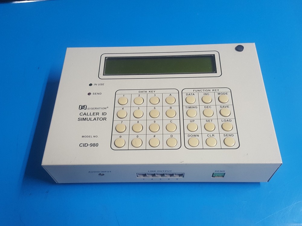 Prodigit Electronics CID-980: Caller ID Simulator (0244)