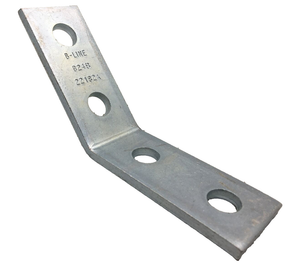 B248ZN EATON 4 HOLE OPEN ANGLE FITTING ZINC PLATED