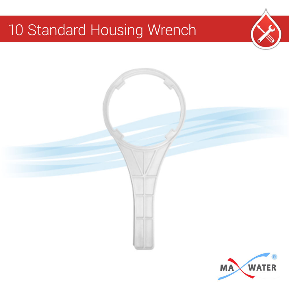 3 Stage lime Anti Scale Inhibiting 10" White Whole House Water Filtration System