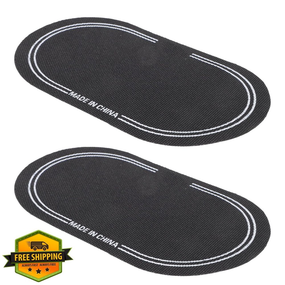 Abaodam Drum Head Protector Pad Sticker 2 Pack Bass Kick Skin
