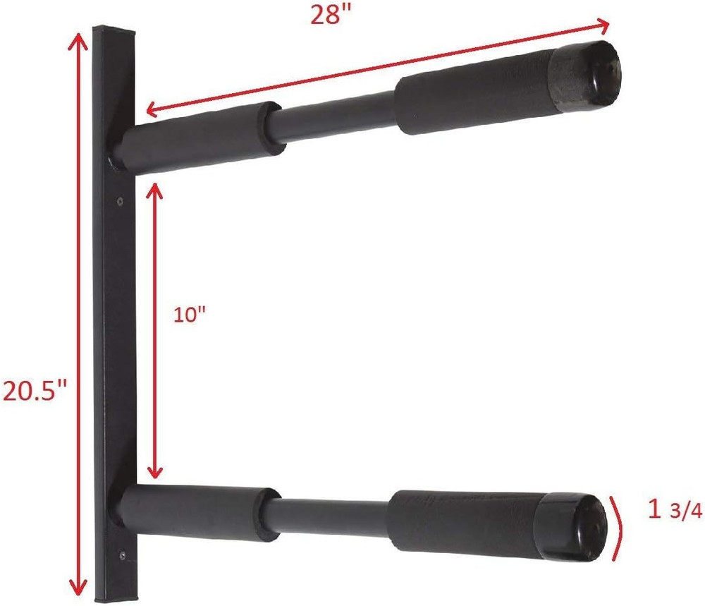 Paddle Board Wall Mount Rack by | Double Surfboard or Paddleboard Wall Rack Sto