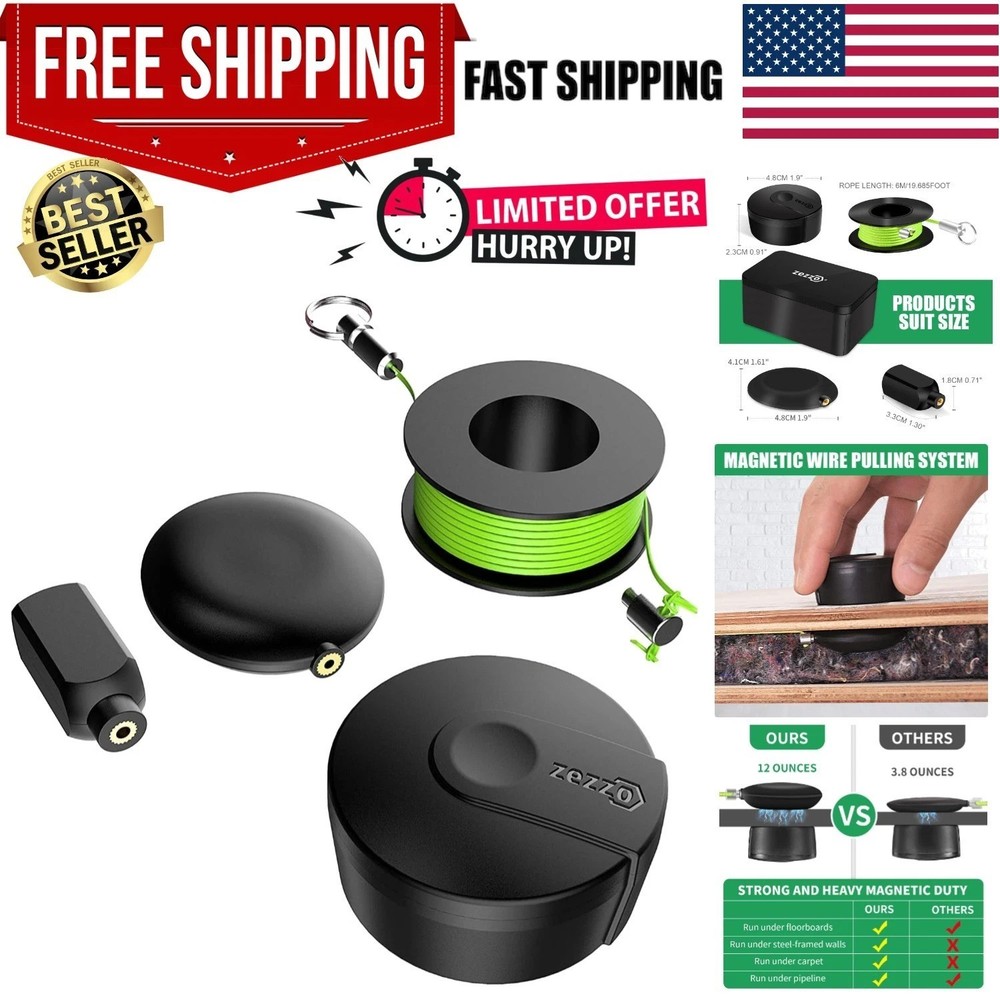 Magnetic Wire Puller: Ultimate Fish Tape Cable Routing Tool for Professionals