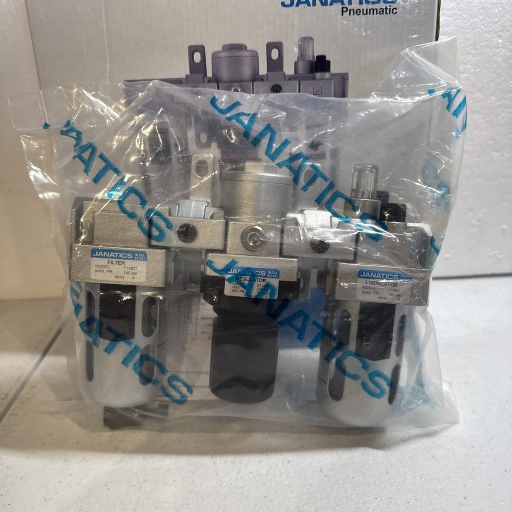 Janatics FRLM149214/W Filter Regulator Lubricator Modular with Wall mounting ...