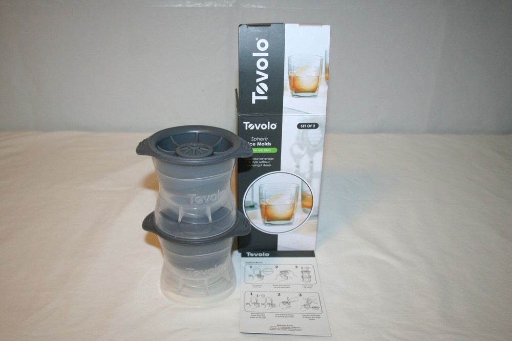 2 Sphere Ice Molds Tovolo NIB