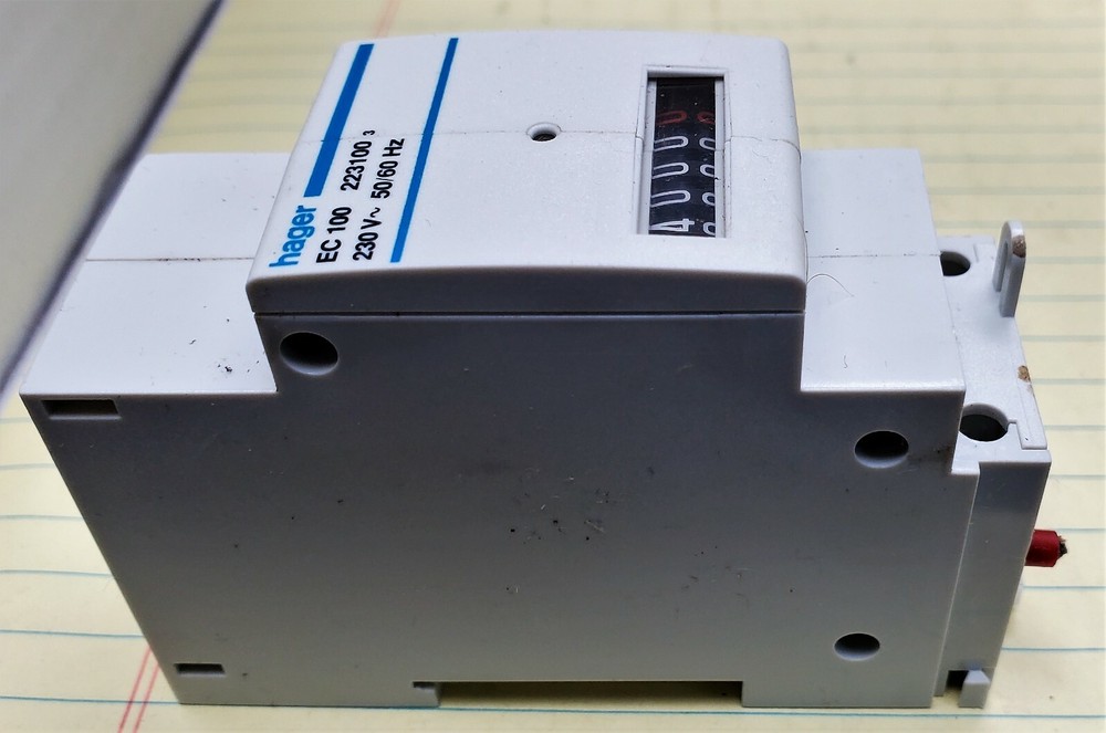Hager Mechanical Counter 223100, Ec 100, 230 Volt WORKING PULL [OF33]