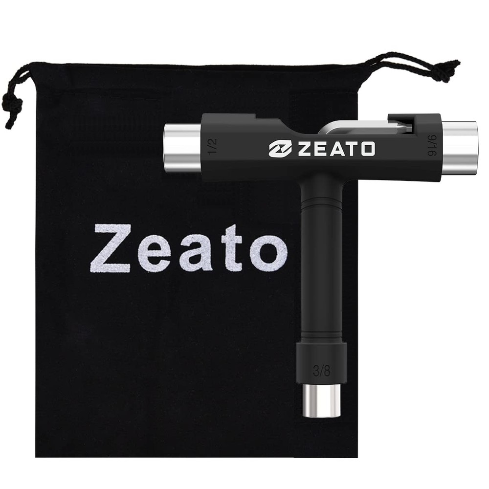 All-in-Skate Tools Multi-Function Portable Skateboard T Tool Accessory with T...