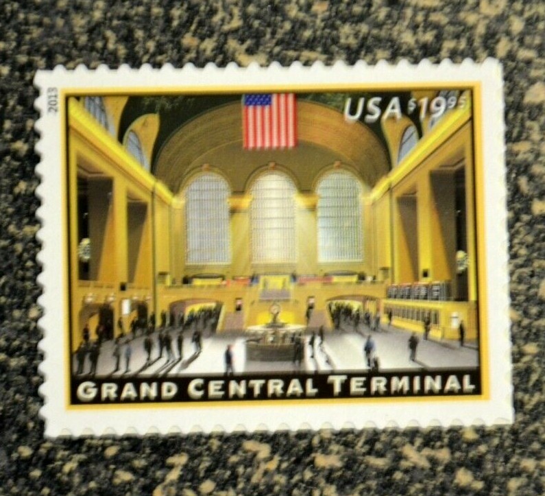 USA2013 #4739 $19.95 Grand Central Terminal  Single- Express  Mint