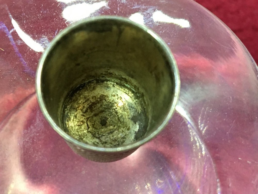 1900s Sterling Thimble # 9 USA Simons Bros