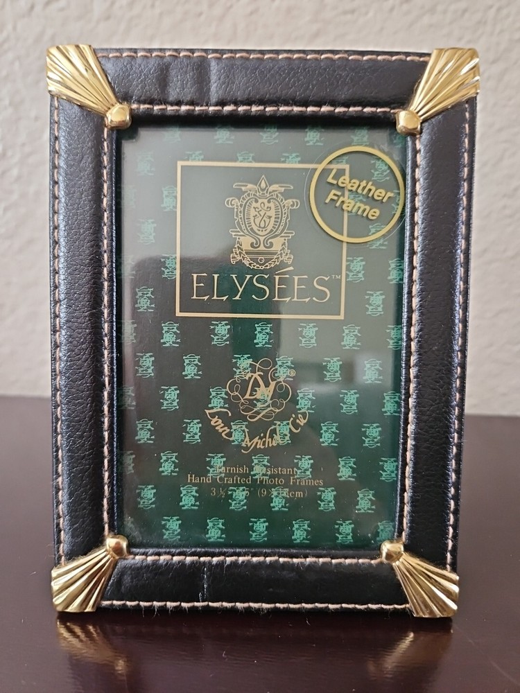 Elysees Small Leather Picture Frame