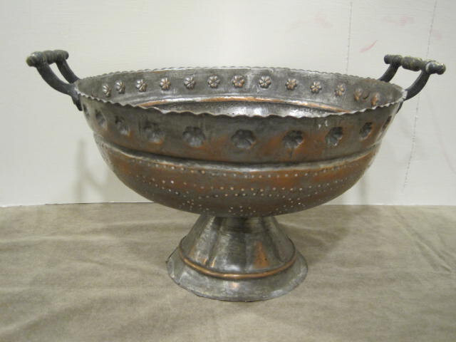 Antique Brass Collander