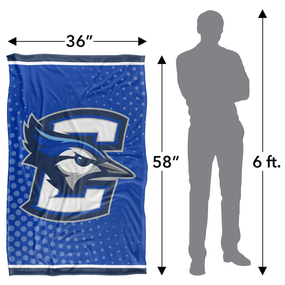Creighton University Logo Dots Silky Touch Super Soft Throw Blanket