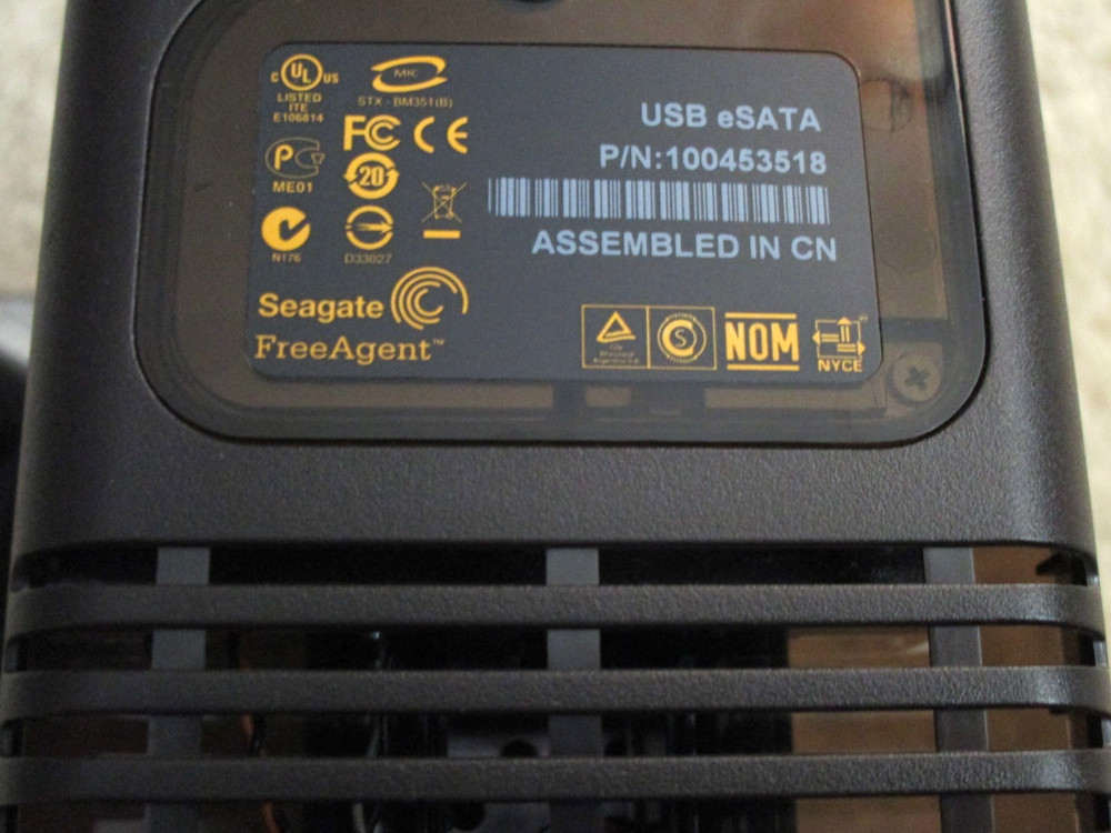 Seagate Free Agent Pro USB Hard Drive USB 250 GB - Tested