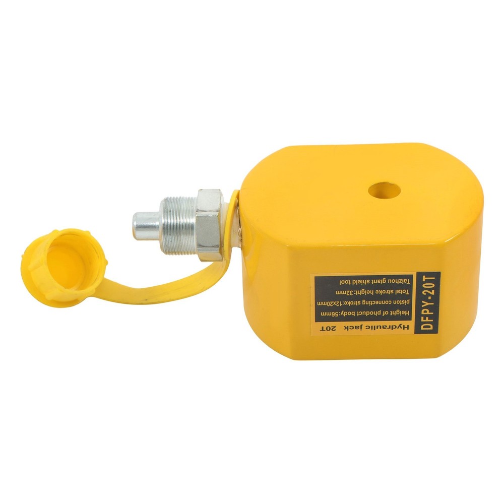 20Ton Hydraulic Ram Jack Multi-Section 1" Stroke Lifting Low Height Cylinder